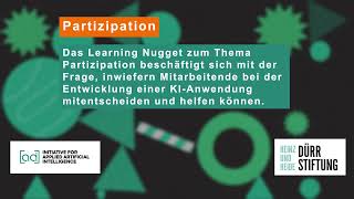 1. Partizipation Teaser - Verantwortungsvoller und ethisch korrekter Einsatz von KI - Onlinekurs