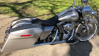 2007 Road King Classic Cholo Vicla updated with ape hangers and true duals