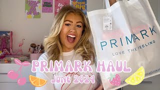 PRIMARK HAUL JUNE 2024 | New in for Summer🍒🪩🍋