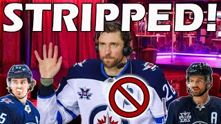 WHOSE YOUR CAPTAIN!? Winnipeg Jets Remove Wheeler's C