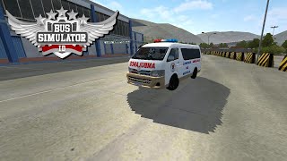 Toyota Hiace GL Grandia 2011 Ambulance 2KD Bussid Skin Manila Ambulance I Bus Simulator Indonesia