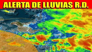 🚨ALERTA REPÚBLICA DOMINICANA: LLUVIAS POR SISTEMA FRONTAL#ClimaRD #INDOMET #SantoDomingo #PuntaCana