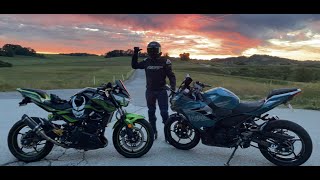 Ninja400 and Z400 Cruise with my brother