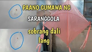 PAANO GUMAWA NG SARANGGOLA - TIPIKAL NA SARANGGOLA PADIAMOND