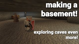 making a basement! | minecraft episode 4 (part 3)