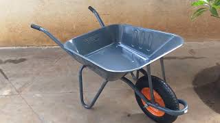 RJ Tech Engineering Single wheel barrow trolley detachable type bangalore 8892989983