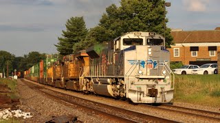 UP 1943 “Spirit Of The Union Pacific” leads the ZDUNP 16 in Webster Groves, MO! 8/16/22