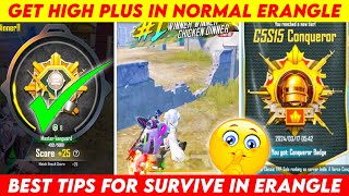 🇮🇳Day - 34 Get High Plus In Normal Erangle | Solo FPP/TPP Best Cnoqueror Tips & Tricks | BGMI