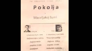 ZVONIMIR ZORIĆ: POKOLJA U MACELJSKOJ ŠUMI 1945. GODINE