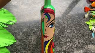 Bottle painting ideas | Easy painting ideas #painting #glasspainting