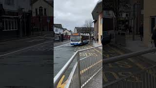 Adventure Travel Optare MetroCity On The 303 To Llantwit Major Pulling Into Bay 11 At Bridgend #uk🚍