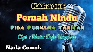 PERNAH NINDU | FIDA PURNAMA TARIGAN | KARAOKE LAGU KARO | NADA COWOK