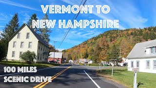 100 Miles of Relaxing Scenic Drive, Vermont to New Hampshire