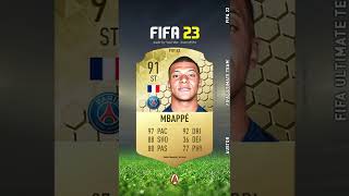 Ronaldo VS Messi VS Neymar VS Mbappe FIFA Evolution FIFA 16 - FIFA 23 #shorts