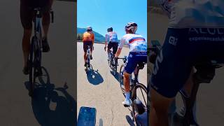 TADEJ POGACAR ride with amateur cyclists 😅 #tadejpogacar #insta360 #worldchampion #cycling