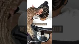 Mid-Back Knotless Box Braids Med Size | PT.3