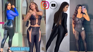 Fashion Showdown - Shiny Leggings Vs. Jumpsuits | Leather Look Outfit Inspo | Florida Fashion Styles