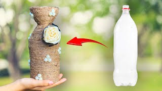 How to Making Plastic Bottle Flower Vase - Recycle Plastic Bottle | Gift Idea