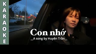 Karaoke CON NHỚ - A song by Huyên Trần | Nhạc Thánh Tin Lành