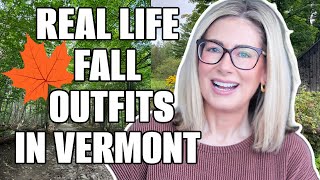 NINE Real Fall Outfits to Wear in Real Life + A Quick Tour of Vermont