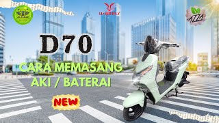 TUTORIAL CARA MEMASANG AKI UWINFLY D70 | TERBARU DAN PALING MUDAH