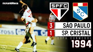 São Paulo 3x1 Sporting Cristal - 1994 - EM NOITE DUPLA, JUNINHO FAZ MÁGICA E DENILSON FAZ GOLAÇO!