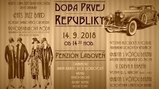 Doba prvej republiky - 14.9.2018