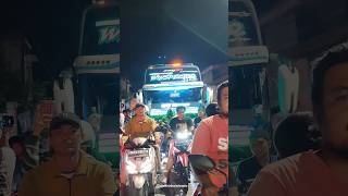 Telolet basuri bus qq trans winspector hino rk8 jetbus 3 voyager #busmania #bus #Shorts