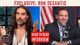 Russel Brand GRILLS Desantis on Taking On TRUMP