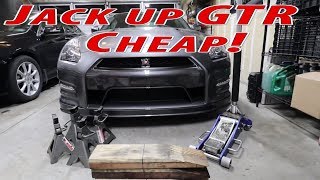 Cheapest method to put a GTR on jackstands