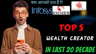 Top 5 wealth creator companies in last 25 years #shots #investment #stockmarket #infosys #pidilite