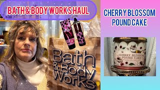 Bath & Body Works Cherry 🍒 🌸 Haul 20% Off Body Care BOPIS Cherry Blossom Pound Cake Candle