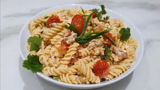 Baked Feta Chicken Pasta | Creamy Garlic Chicken Pasta | Best Pasta Recipe