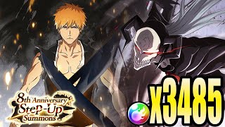 Bleach Brave Souls:  8th Anniversary Step Up Summons - 3485 Orbs