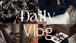 "Cozy Day at Home: Laundry & Holiday Decor" #dailyvlogs