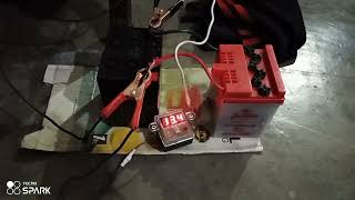 Dc 12 volt meter charging volt showing