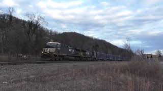 AC44C6M duo leads the trash train at Glen Osborne, PA