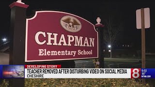 Cheshire teacher placed on leave after politically charged video was posted to social media