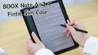 Fintie PU Leather Case for BOOX Note Air3 C Review | Slim. Auto-On/Off