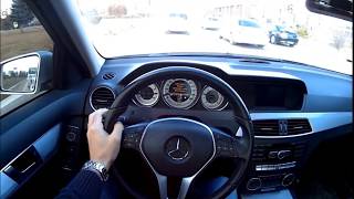 MERCEDES C180 (W 204) POV Вождение