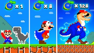 Super Mario Bros. But Every Seed Makes Mario Become Dinosaur