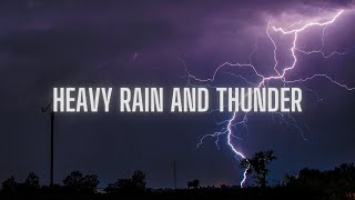 Heavy Rainstorm with Thunder Sounds for Sleeping | DEEP SLEEP