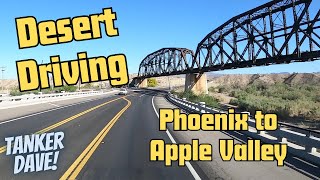 Surviving a desert drive from Phoenix to Apple Valley, CA!