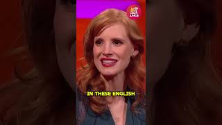 Jessica Chastain 👩‍🦰😅 "GINGER" Hilarious #shorts