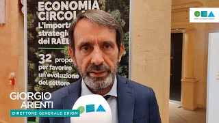 Rifiuti, Arienti (Erion): Raee soluzione per svincolare approvvigionamenti imprese Ue