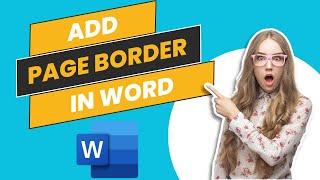 How to add page border in Word [IN 1 MINUTE]