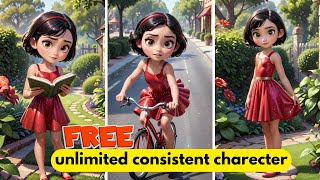 create consistent character free:NO Midjourney AI, NODalle-3, or NOLeonardo AI