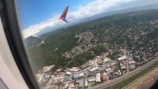 Southwest 737 takeoff from Montego Bay, 2-29-24