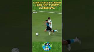 El polémico penal que le dieron a Racing frente a Sarmiento#shorts #futbol #racing #copadelaliga