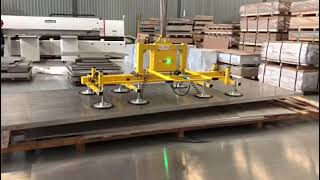 1000KG Vacuum lifter work with fiber laser cutting machine